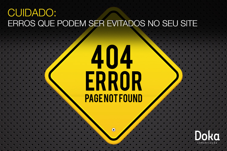 Cuidado: erros que podem ser evitados no seu site